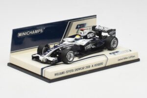 Williams FW30 Toyota Showcar #16 N. Rosberg F1 2008 Minichamps 1:43 400080077 Metal - imaginea 2 din 5
