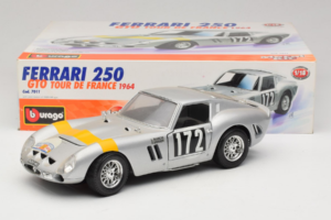 Ferrari 250 GTO #172 Tour de France 1964 Bburago 1:18 7011 Metal - imaginea 8 din 8