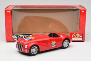 Ferrari 166 MM Barchetta Roșu Hot Wheels 1:18 B6054 Metal - imaginea 8 din 8