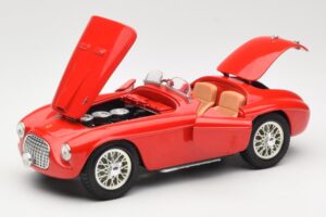 Ferrari 166 MM Barchetta Roșu Hot Wheels 1:18 B6054-1 Metal - imaginea 2 din 8