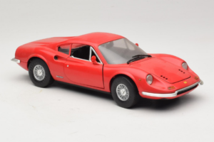 Ferrari Dino 246 GT Roșu Anson 1:18 303597 Metal - imaginea 6 din 8