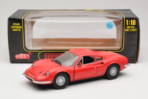 Ferrari Dino 246 GT Roșu Anson 1:18 303597 Metal - imaginea 8 din 8