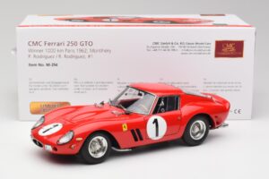 Ferrari 250 GTO #1 P. Rodriguez / W. Mairesse Paris 1000km 1962 CMC 1:18 M-254 Metal - imaginea 6 din 6
