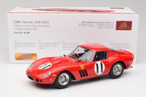 Ferrari 250 GTO #11 J. Surtees / M. Parkes Paris 1000km 1962 CMC 1:18 M-249 Metal - imaginea 6 din 6