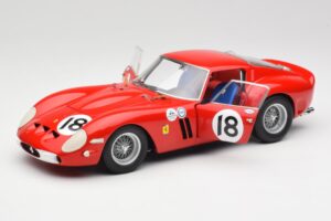 Ferrari 250 GTO #18 P. Rodriguez Daytona Continental 3 Hours Winner 1963 Kyosho 1:18 08438F Metal - imaginea 2 din 8