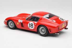 Ferrari 250 GTO #18 P. Rodriguez Daytona Continental 3 Hours Winner 1963 Kyosho 1:18 08438F Metal - imaginea 7 din 8