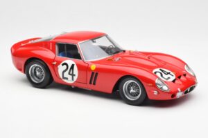 Ferrari 250 GTO #24 J. Blaton / G. Langlois 2nd 24 Hours of Le Mans 1963 Kyosho 1:18 08432C Metal - imaginea 6 din 8