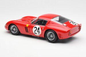 Ferrari 250 GTO #24 J. Blaton / G. Langlois 2nd 24 Hours of Le Mans 1963 Kyosho 1:18 08432C Metal - imaginea 7 din 8