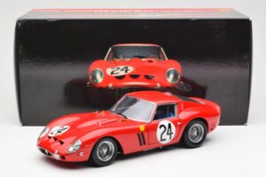 Ferrari 250 GTO #24 J. Blaton / G. Langlois 2nd 24 Hours of Le Mans 1963 Kyosho 1:18 08432C Metal - imaginea 8 din 8