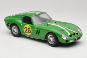 Ferrari 250 GTO #26 Verde Dungi Albe 1962 Bburago 1:18 3011-G3 Metal - imaginea 6 din 8