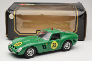 Ferrari 250 GTO #35 Verde 1962 Bburago 1:18 3011-G2 Metal - imaginea 8 din 8