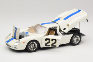 Ferrari 250 LM #22 Alb 1965 Bburago 1:18 3333-W1 Metal - imaginea 2 din 8