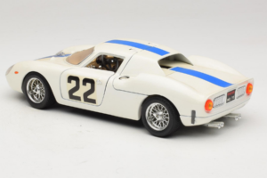 Ferrari 250 LM #22 Alb 1965 Bburago 1:18 3333-W1 Metal - imaginea 7 din 8