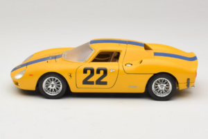 Ferrari 250 LM #22 Galben 1965 Bburago 1:18 3333-Y1 Metal - imaginea 4 din 8