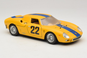 Ferrari 250 LM #22 Galben 1965 Bburago 1:18 3333-Y1 Metal - imaginea 6 din 8