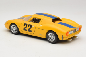 Ferrari 250 LM #22 Galben 1965 Bburago 1:18 3333-Y1 Metal - imaginea 7 din 8