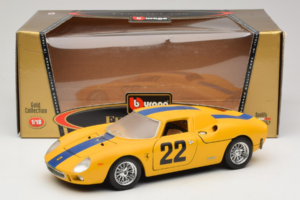 Ferrari 250 LM #22 Galben 1965 Bburago 1:18 3333-Y1 Metal - imaginea 8 din 8