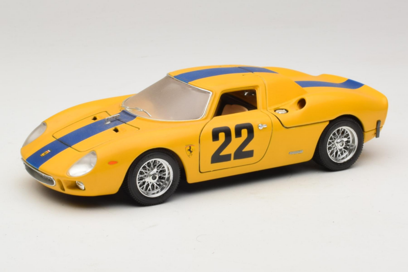Ferrari 250 LM #22 Galben 1965 Bburago 1:18 3333-Y1 Metal