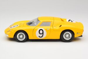 Ferrari 250 LM #21 M. Gregory / J. Rindt NART 24 Hours of Le Mans Winner 1965 Hot Wheels 1:18 25729 Metal - imaginea 4 din 8