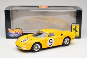 Ferrari 250 LM #21 M. Gregory / J. Rindt NART 24 Hours of Le Mans Winner 1965 Hot Wheels 1:18 25729 Metal - imaginea 8 din 8