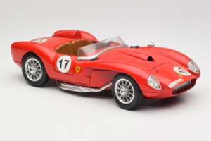Ferrari 250 Testa Rossa #17 Roșu 1957 Bburago 1:18 3007-R4 Metal - imaginea 6 din 8