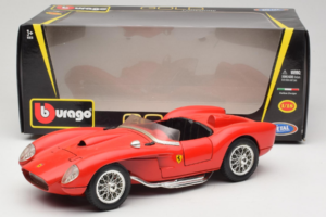 Ferrari 250 Testa Rossa Roșu Replacement Box Bburago 1:18 3007-R2 Metal - imaginea 8 din 8