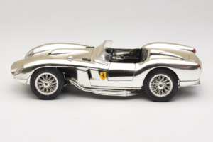 Ferrari 250 Testa Rossa Chrome Argintiu Bburago 1:18 3007-C1 Metal - imaginea 4 din 8