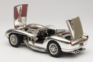 Ferrari 250 Testa Rossa Chrome Argintiu Bburago 1:18 3007-C1 Metal - imaginea 5 din 8