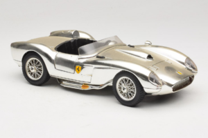 Ferrari 250 Testa Rossa Chrome Argintiu Bburago 1:18 3007-C1 Metal - imaginea 6 din 8