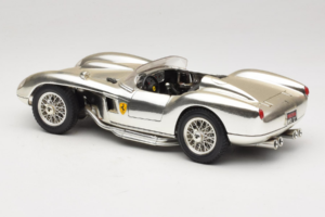 Ferrari 250 Testa Rossa Chrome Argintiu Bburago 1:18 3007-C1 Metal - imaginea 7 din 8