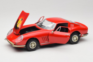 Ferrari 275 GTB/4 Roșu Cu Palmier pe Capotă ERTL 1:18 7483-P1 Metal - imaginea 2 din 8