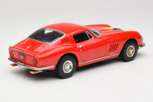 Ferrari 275 GTB/4 Roșu Cu Palmier pe Capotă ERTL 1:18 7483-P1 Metal - imaginea 3 din 8