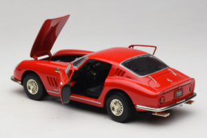 Ferrari 275 GTB/4 Roșu Cu Palmier pe Capotă ERTL 1:18 7483-P1 Metal - imaginea 5 din 8