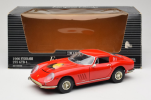 Ferrari 275 GTB/4 Roșu Cu Palmier pe Capotă ERTL 1:18 7483-P1 Metal - imaginea 8 din 8