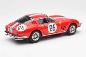 Ferrari 275 GTB Competizione #26 G. Biscaldi / A. de Bourbon Team Hugus 24 Hours of Le Mans 1966 CMC 1:18 M-199 Metal - imaginea 2 din 6