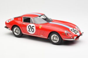 Ferrari 275 GTB Competizione #26 G. Biscaldi / A. de Bourbon Team Hugus 24 Hours of Le Mans 1966 CMC 1:18 M-199 Metal - imaginea 4 din 6