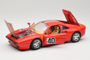 Ferrari 288 GTO #40 Roșu Steag Italian 1984 Bburago 1:18 3027-P1 Metal - imaginea 2 din 8