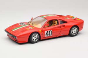 Ferrari 288 GTO #40 Roșu Steag Italian 1984 Bburago 1:18 3027-P1 Metal