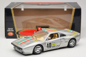 Ferrari 288 GTO #40 Argintiu 1984 Bburago 1:18 3027-S1 Metal - imaginea 8 din 8