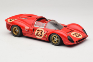 Ferrari 330 P4 #23 L. Bandini / C. Amon 24 Hours of Daytona Winner 1967 Revell 1:18 48833 Metal - imaginea 6 din 8