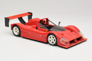 Ferrari 333 SP Roșu Cu Jante Albe Hot Wheels 1:18 29230 Metal - imaginea 6 din 8
