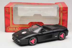 Ferrari 348 Spider Negru Mira 1:18 6181 Metal - imaginea 8 din 8