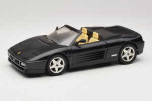 Ferrari 348 Spider Negru Cu Jante Argintii Mira 1:18 6918 Metal