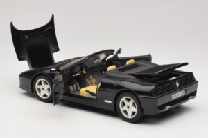 Ferrari 348 Spider Negru Cu Jante Argintii Mira 1:18 6918 Metal - imaginea 5 din 8