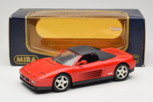 Ferrari 348 Spider Roșu Mira 1:18 6180 Metal - imaginea 8 din 8