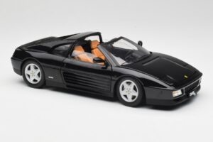 Ferrari 348 TS Negru Hot Wheels 1:18 X5481 Metal - imaginea 6 din 8