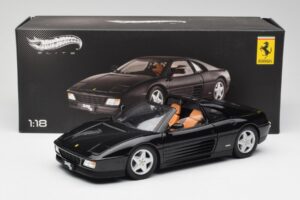 Ferrari 348 TS Negru Hot Wheels 1:18 X5481 Metal - imaginea 8 din 8