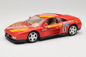 Ferrari 348 TB #5 Monroe Roșu 1989 Bburago 1:18 3039-M1 Metal