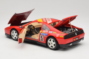 Ferrari 348 TB #5 Monroe Roșu 1989 Bburago 1:18 3039-M1 Metal - imaginea 5 din 8