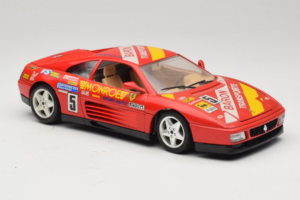 Ferrari 348 TB #5 Monroe Roșu 1989 Bburago 1:18 3039-M1 Metal - imaginea 6 din 8
